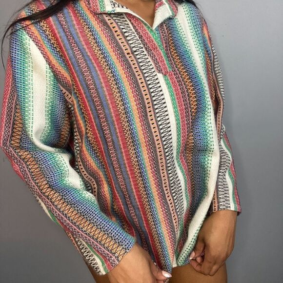 Multi Color  Long Sleeve Tunic - Picture 2 of 4